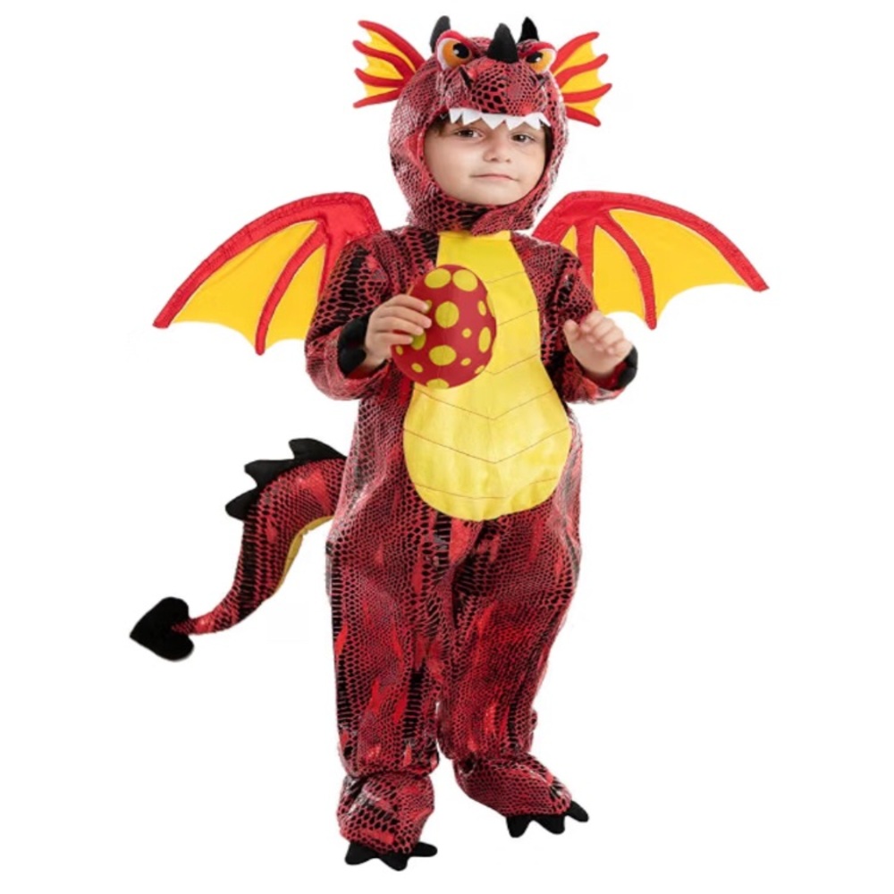 Red & Yellow Dragon Toddler Costume